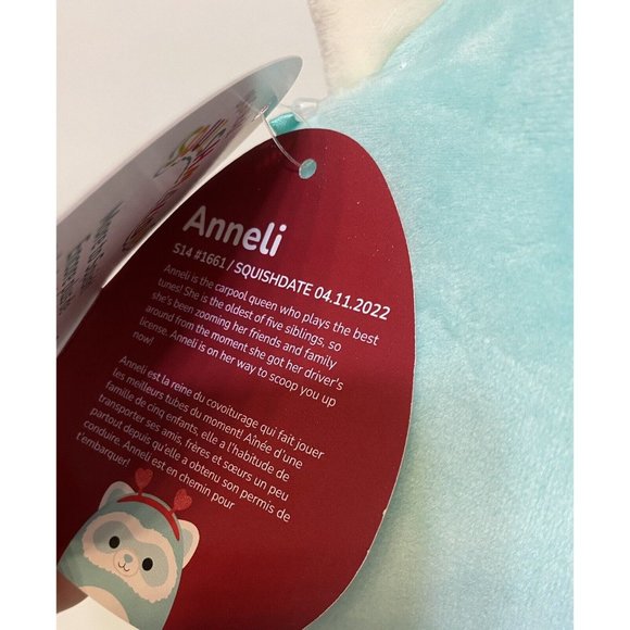 Squishmallows Anneli The Ferret 14" Valentine's Day 2023 Kellytoy Plush New - Picture 11 of 12
